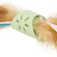 SmartyKat Flutter Roller Feather & Ribbon Chase Cat Toy - Green, One Size
