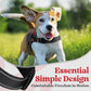 rabbitgoo Dog Harness for Small, Easy On Pet Vest with One Buckle, No Pull Adjustable Service Harness with D-Ring & Handle, Reflective for Safety Walking, Training, Red, S