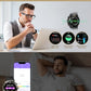 Smart Watch for Men Answer/Make Call for Android iPhone, 1.43" AMOLED HD Screen Mens Luxury Watch, 400mAh Heavy Duty Smartwatch Heart Rate Blood Oxygen Blood Pressure Sleep Monitor Pedometer, 2 Straps