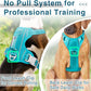 BARKBAY Dog Harness No Pull with ID Tag Pocket - Heavy Duty, Reflective, Easy Control for Large Dogs(Ocean Blue,M)