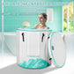 Inflatable Ice Bath Tub Cold Plunge Pod for Athletes Recovery BathTub with Lid, Water Chiller Compatible - Outdoor & Indoor, Circle L -126 Gallons/Outside Size 36"x36"x39" Mint Green