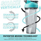 HELIMIX 2.0 Vortex Blender Shaker Bottle Holds upto 28oz | No Blending Ball or Whisk | USA Made | Portable Pre Workout Whey Protein Drink Shaker Cup | Mixes Cocktails Smoothies Shakes | Top Rack Safe