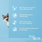 Cat Litter Deodorizer – Pet Safe Odor Eliminator & Housebreaking Supplies for Cats, Kittens, & Small Pets – Natural, Unscented, Non Toxic, Low Dust, 1 lb, by HugsandTails