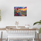 Mexican Women Pictures Wall Art, Cactus Landscape Bathroom Wall Decor, Nature Scenery Aesthetics Framed Painting Desert Modern Canvas Artwork for Bathroom Bedroom Living Room Decorations 20"L x 16"W