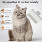 Pet Grooming Combo - Flea Comb(Dense Teeth) and Pet Hair Removal Comb(Long & Short Stainless Steel Teeth) with Release Button for Grooming Massaging and Cleaning Remove Fleas on Cat and Dog