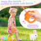 Hopping Plush Bunny Easter Interactive Toys for Kids,Can Wagging Tail and Twitching Nose with Remote Control Leash,Easter Eggs and Decorations,Easter Christmas Birthday Gift for Toddlers