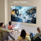Mini Projector, CLOKOWE 2024 Upgraded Portable Projector with 9000 Lux and Full HD 1080P, Movie Projector Compatible with iOS/Android Phone/Tablet/Laptop/PC/TV Stick/Box/USB Drive/Game Console