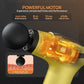 Massage Gun Deep Tissue with Muscle Massager Belt for Relaxation with Extended Handle 3-In-1 Back Massager for Pain Relief, 12 Speed Levels & 4 Replaceable Heads for Athletes, Gym Recovery and Seniors
