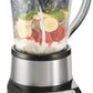 Hamilton Beach Wave Crusher Blender For Smoothies With 40 Oz Glass Jar and 14 Functions, Ice Sabre Blades & 700 Watts for Consistently Smooth Results, Black + Stainless Steel (54221)