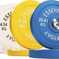 2-Inch Olympic Bumper Plates, Perfect Weight Plates for Weightlifting and Strength Training, Multiple Weights Available