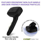 Dog Brush Kit – 3 PCS Grooming Set with Self-Cleaning Brush, Undercoat Rake & Pet Bath Brush. Great for Shedding, Tangles & Dirt Removal – Ideal for Long & Short Haired Dogs & Cats, Black