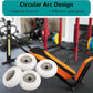 Total Gym Replacement Set of 4 Wheels/Rollers for Models 2000, 3000, Some 3000 XL, and a Few Very Early XL(White)