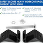 Yes4All Punching Bag Hanger, Stainless Steel Swivel Chain with 4 Snap Hooks for Heavy Bag, Gym Swing, Trapeze, and Hammock