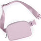 ODODOS Unisex Mini Belt Bag with Adjustable Strap Small Fanny Pack for Workout Running Traveling Hiking, Lavender