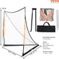 VEVOR Portable Lacrosse Goal - Complete Training Accessory Set with Extended Coverage for Youth and Adults