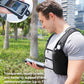 Running Vest for Women Men, USA Original Patent, Adjustable Chest Straps Running Hydration Vest with 500ml Soft Flask, Lightweight Reflective Hydration Backpack for Marathon
