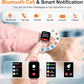 Smart Watch for Women(Answer/Make Call), 2025 HD Fitness Activity Tracker 1.57” Smartwatch with Heart Rate/Sleep Monitor/Pedometer/Calories/110+ Sports, IP68 Waterproof Fitness Watch for Android iOS
