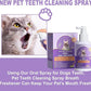 Pet Clean Teeth Spray, Teeth Cleaning Spray for Dogs & Cats, Targets Tartar & Plaque, Eliminate Bad Breath, Without Brushing