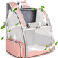 Texsens Innovative Traveler Bubble Backpack Pet Carriers for Cats and Dogs