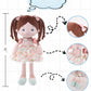 Soft Baby Doll Toys (16''), My First Baby Rag Doll for 1 Year-Old Girl Birthday Gift, Christmas Plush Toys Gift for Toddler Kids Infants- Meadow Girl