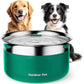 Gardner Pet Dog Bowls 1 Gallon (3.85L) Stainless Steel No Spill Dog Water Bowl, Slow Water Feeder Metal Bowls, Spill Proof Water Dispenser for Large Dogs, Promotes Healthy Hydration