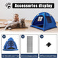 Blue Cat Tent House、Cat's Nest, Portable Indoor/Outdoor Pet Tent House for Cats, Puppies and Other Small Animals