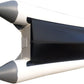 Newport 12ft 6in Catalina Inflatable Dinghy Boat Transom Sport Tender - 6 Person - 20 Horsepower USCG Rated, White/Gray