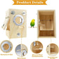 Bird Nest Box Parakeet Breeding Nest Box Bird Nest House Wooden Acrylic Transparent Breeding Box for Finch Lovebirds Cockatiel Budgie Conure Parrot