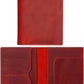 HIFA Leather Passport Holder, Handmade Passport Cover with Card and Ticket Slot - Genuine Leather, Elegant Design, Easy Access - Passport Case, Passport Wallet, Passport Holder