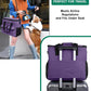 Large Pet Travel Bag Organizer - Dog & Cat Tote with Food Containers, Bowls, Feeding Mat, Perfect for Camping, Hiking (Multi-Pocket Design)