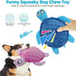 Adpartner Crinkle Dog Toys, 2 Pack Stuffed Turtle Dog Toys Squeaky Plush Dog Toy to Keep Them Busy, Interactive Dog Squeaky Toys for Small to Medium Dogs Teething Training Reduce Boredom