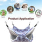 4Pcs Rat Guinea Pig Hanging Hammock Ferret Hanging Bed Pet Cage Hammock Accessories for Small Animals Chinchilla Parrot Sugar Glider Ferret