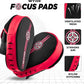 WYOX Curved Boxing Punch Mitts – Boxing Pads Training Set, Punching Mitts for Adults, Kickboxing Pads, Muay Thai Pads, Karate Pads, MMA Training Equipment, Martial Arts Focus Pads