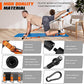 Pilates Bar Kit with Resistance Bands, Heavy Duty Pilates Equipment for Men, Strength Training Bar for Legs, Hip, Back, Arm, Abs, Chest, Shoulders, Portable Home Gym Full Body Workout Equipment