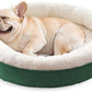 Love's cabin Round Donut Cat and Dog Cushion Bed, 30in Pet Bed for Medium or Large Dogs, Anti-Slip & Water-Resistant Bottom, Soft Durable Fabric Pet beds, Washable Calming Cat & Dog Bed Green