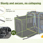 Pecute Pet Carrier Backpack, Large Cat Carrier Backpack, Expandable Cat Backpack with Breathable Mesh for Medium Large Cats, and Small Dogs, Dog Backpack Carrier for Travel Hiking Blue
