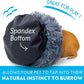 Paw Inspired Furr-O Burrowing Pet Bed with Zip-On Spandex and Fleece Bottoms for Guinea Pigs and Other Small Animals, Cozy Carrier, Hideout Enrichment Toy, Cage Accessories (Blue)
