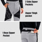 MAGCOMSEN Men's Snow Ski Pants Fleece Lined Water Resistant Winter Pants with 4 Zip Pockets for Snowboard Hiking Outdoor