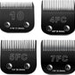 10 Blades Dog Grooming Blades Compatible with Andis/Oster A5/Wahl KM-10 Series Dog Clippers,Detachable Clipper Replacement Blade(4PCS-#10+4FC+5FC+7FC)