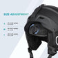 VANRORA Ski Helmet, Snowboard Helmet for Men & Women, Climate Control Venting, Dial Fit, Goggles Compatible, Removable Fleece Liner and Ear Pads, Safety-Certified