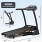 THERUN Incline Treadmill for Running and Walking, 300 lbs Weight Capacity Folding Treadmill with 0-15% Auto Incline, Wide Belt, 3.5HP, App, Heart Rate