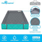 Paw Inspired Critter Box Washable Cage Liner, Reversible Fleece Bedding with Raised Sides for Ferrets, Guinea Pigs, Rats, Chinchillas, Small Animals (Critter Nation/Ferret Nation, Gray/Green)