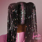 Teenitor Face Glitter, Pink Body Glitter Gel, Hair Glitter Gel, 80g/2.8oz Holographic Rave Glitter for Face and Body