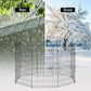 8-Panel Tall Dog Playpen Crate Fence Pet Kennel Play Pen Exercise Cage, 42-Inch, Black
