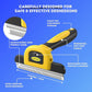 DakPets Stainless Steel Deshedding and Dematting Tool | Professional Pet Grooming Fur Brush for Cats and Dogs Hair Removal