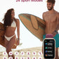 Health Fitness Tracker for Women Men: Fitness Smart Watch for Woman with 24H Heart Rate Monitor Blood Oxygen Sleep Tracker Calorie Step 5ATM Waterproof Activity Trackers for iPhone Android - Burgundy