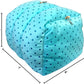 WOWOWMEOW Guinea-Pigs Bed,Hamster Bed,Small Animals Warm Hanging Cage Cave Bed (L, Dot- Blue)