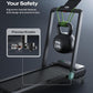 Smart Treadmill with 9% Auto Incline, Hiking and Running Walking Pad Treadmills for Home Office, Treadmill with UREVO APP, AI Powered Music Course, HIIT Programs Synced to Scenic Route, One-Click Mute