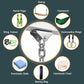 Yes4All Punching Bag Hanger, Stainless Steel Swivel Chain with 4 Snap Hooks for Heavy Bag, Gym Swing, Trapeze, and Hammock