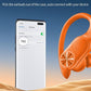 PocBuds Bluetooth Headphones Wireless Earbuds 80hrs Playtime Wireless Charging Case Digital Display Sport Ear Buds with Earhook Deep Bass IPX7 Waterproof Over-Ear Earphones for Phone Laptop Caramel